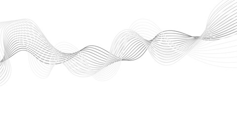 Abstract blue vector wave lines pattern background illustration design