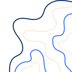 Topographic Abstract Corner