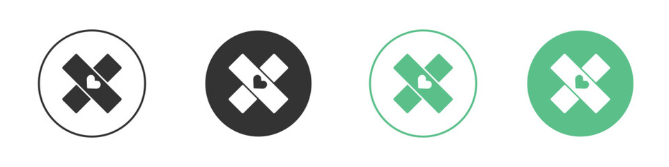 Band aid icon for web design, templates, infographics and more