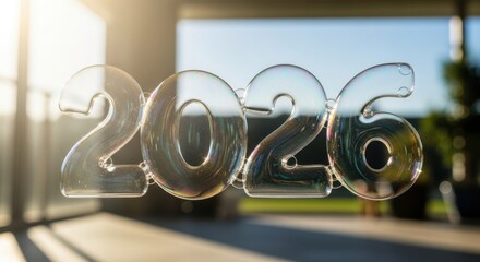 Celebrate the upcoming 2026 with bright, bubbly enthusiasm for a fresh new year full of possibilities and dreams, perfect for new beginnings