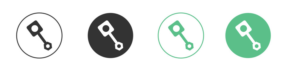 Car connecting rod icon for web design, templates, infographics and more