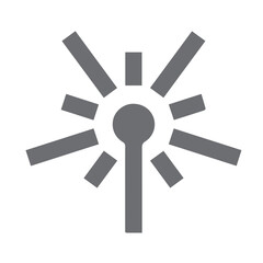Obraz premium Light Beam Icon