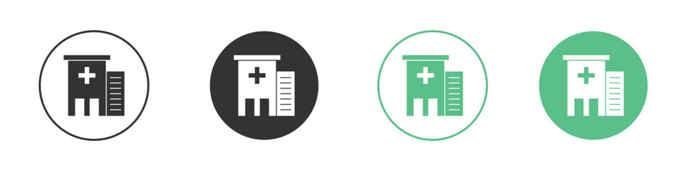 Hospital icon for web design, templates, infographics and more