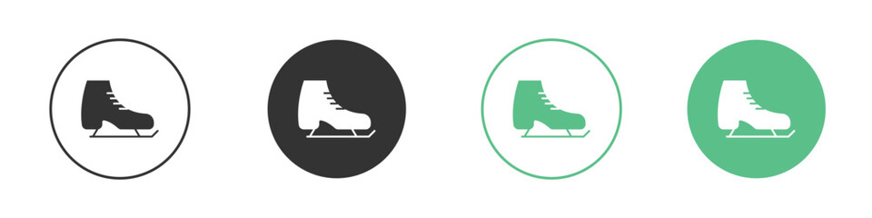 Ice skating icon for web design, templates, infographics and more