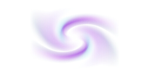 Abstract gradient shape with noise, blue and purple blurred grainy color gradation, vibrant design element.