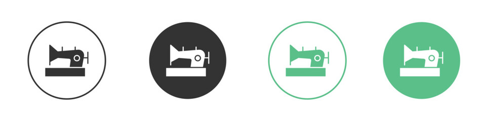 Old sewing machine icon for web design, templates, infographics and more