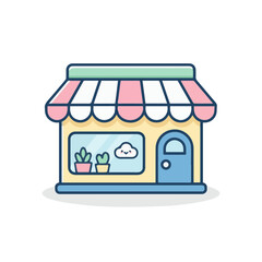Obraz premium Storefront Icon Vector