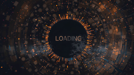 dots spinning animation loading and buffering icon animation-looped Loading circle animation on black background. loading bar animation.