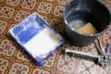 small painting equipment used