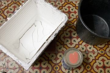 small painting equipment used