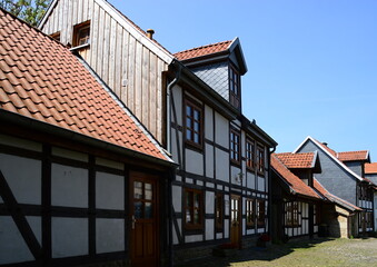 Historical Buildings in the Town Obernkirchen, Lower Saxony