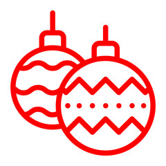christmas ornaments icon