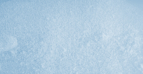 Frost texture close-up. Small ice crystals macro