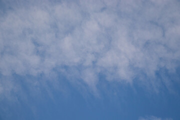 Clouds come in various shapes.