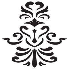 Ethnic Ornamental Flower Graphic Design Element