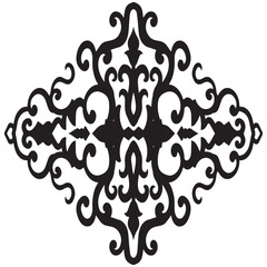 Printable Coloring Page Floral Mandala Pattern