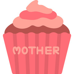 Cupcake Mother's Day Illustration 