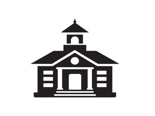 Beautiful College Icon Showing Elegant Academic Excellence  