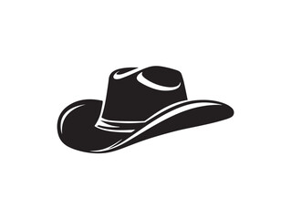 Gorgeous Cowboy Hat Illustration Reflecting Simple Rustic Fashion Theme  