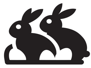 Stunning Happy Easter icon vector illustration for elegant spring holiday designs