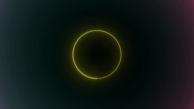 Glowing Circle Motion, Smooth Circle Loop Animation, Dynamic Round Shape Motion, Neon Circle Spin, Circular Light Wave Animation, Futuristic Circle Loop, Rotating Circle Glow, Minimal Round Line Anima