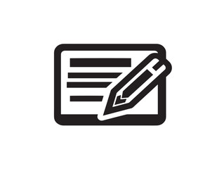 Simple Attractive Postcard Graphic with Beautiful Black and White Vector Style