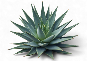 Stunning aloe vera plant with spiky leaves for natural skincare concepts, fresh botanical designs, and vibrant green health and wellness imagery, evoking feelings of tranquility and natural beauty