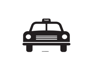 Beautiful taxi icon vector illustration for nice urban transportation themes
