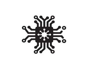 Gorgeous tech background icon vector illustration for beautiful digital projects