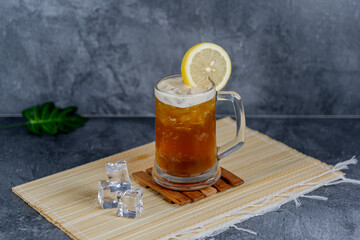 Lemon tea is a zesty, refreshing blend of brewed tea with fresh lemon juice and ice, often sweetened lightly. It’s tangy, thirst-quenching, and perfect as a cooling beverage for any occasion.