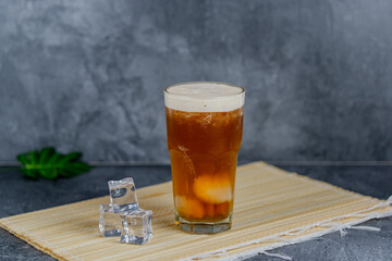 Iced lychee tea blends jasmine or black tea with sweet lychee fruit and syrup, served chilled over ice. This tropical drink is fragrant, refreshing, and perfect for cooling down on hot days.
