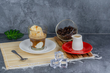 Affogato coffee is a classic Italian dessert featuring a scoop of vanilla ice cream or gelato “drowned” with hot espresso. This indulgent treat offers a perfect blend of bitter and sweet, hot and cold