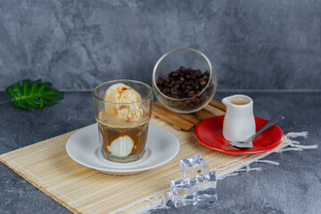 Affogato coffee is a classic Italian dessert featuring a scoop of vanilla ice cream or gelato “drowned” with hot espresso. This indulgent treat offers a perfect blend of bitter and sweet, hot and cold