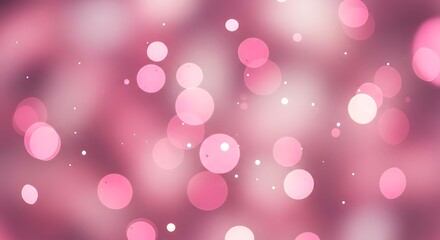 Blurred pink background with floating lights abstract design for your creativity