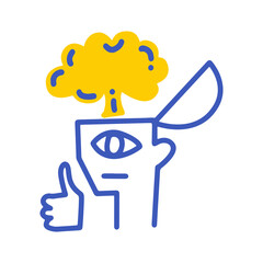 Burnout Style Icons in Blue vibes