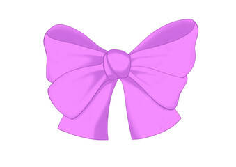 Purple bow / ribbon 