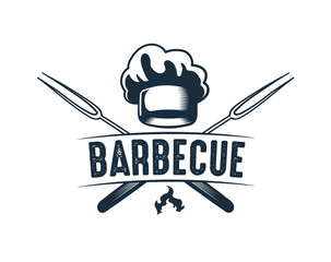 barbeque logo and labels design