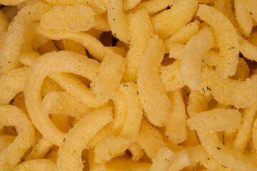 Onion rings as texture