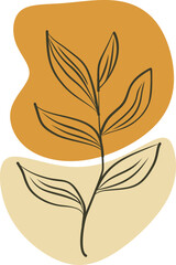 Leaves With Abstract Shape