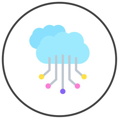 Quantum Cloud Icon