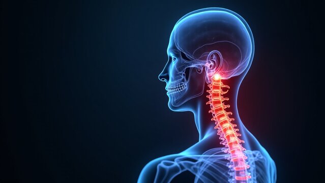 Cervical Spine Pain Medical Anatomy