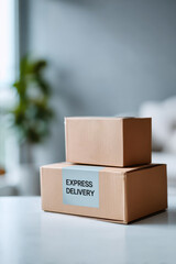 Express delivery boxes for fast online shopping shipping
