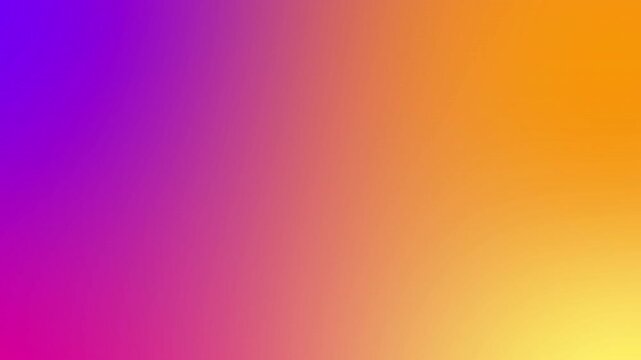 Abstract pixelated gradient background with vibrant purple, pink, orange, and yellow colors creating a smooth transition.