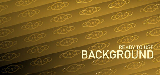 Luxury golden ornamental pattern background with vertical stripes, ready to use for elegant events