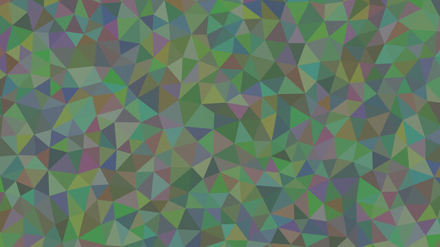 A calming blend of cool hues forms a tranquil geometric mosaic, with triangles merging to create a serene and visually appealing pattern