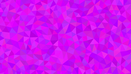 An abstract background featuring a geometric design with a mosaic of triangles in various shades of pink, creating a visually appealing texture