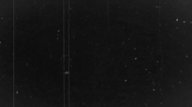 Frame Effect Overlay of old film with scratches, dust and grain
