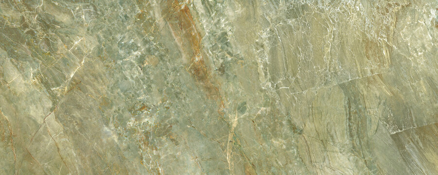 Green marble texture background. Ceramic tile surface