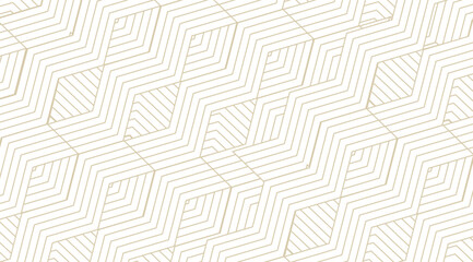 Abstract Geometric Pattern Background in Elegant Beige and White Colors, Featuring Zigzag Lines for Digital Design and Wallpaper.