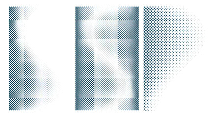 Abstract Halftone Pattern Backgrounds - Minimalist Decorative Design for Website, Modern and Elegant Visuals, Unique Graphic Elements